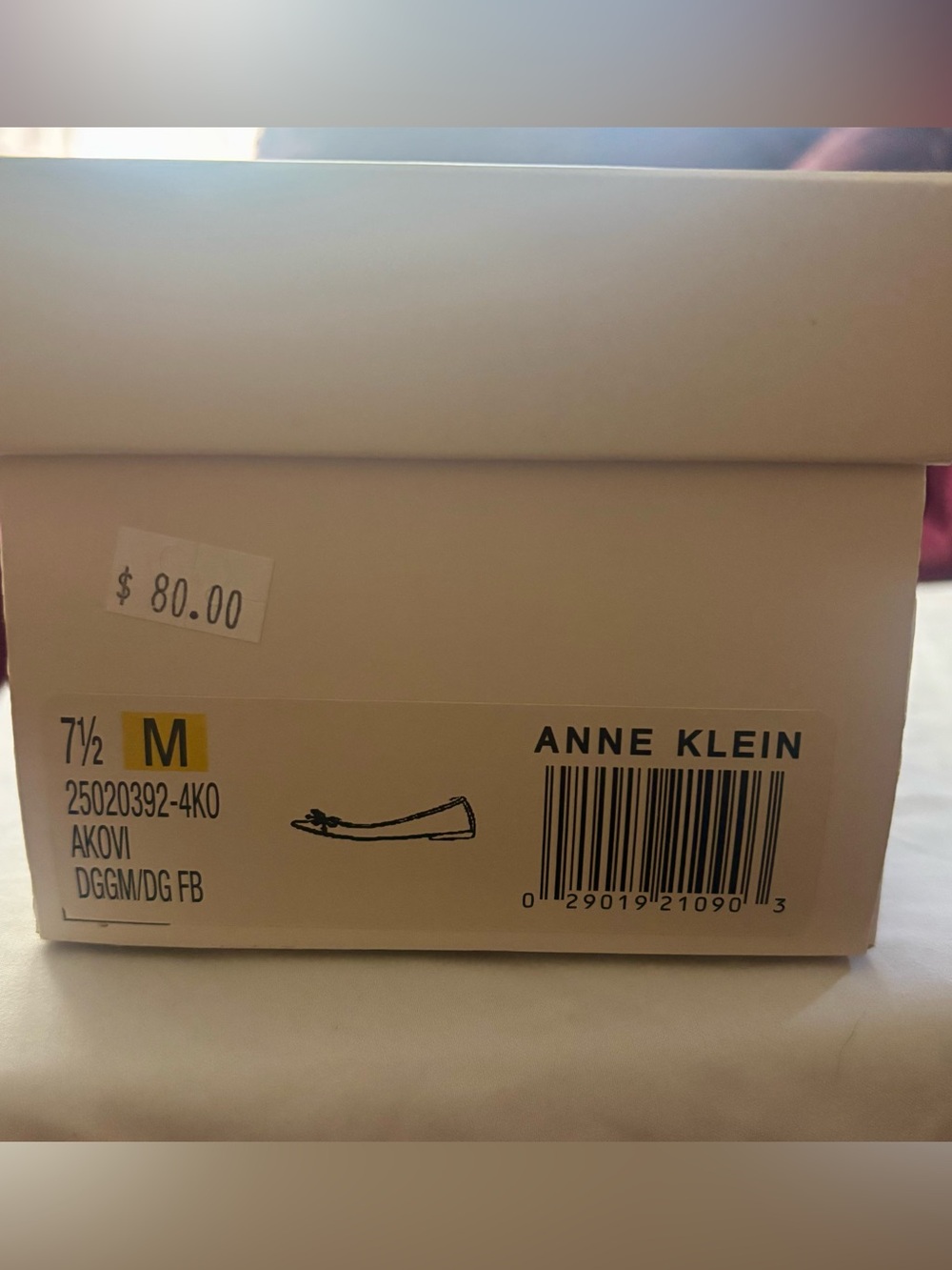 Anne Klein Gold Brocade Floral Ballet Flats 7.5M New - Picture 6 of 6